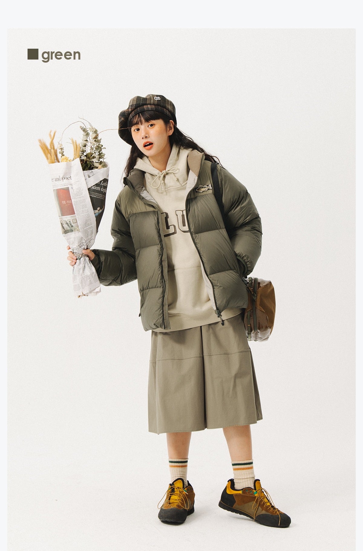 【1周内发货】NOTHOMMEBLUE 3 Defense 2way羽绒服 B1176