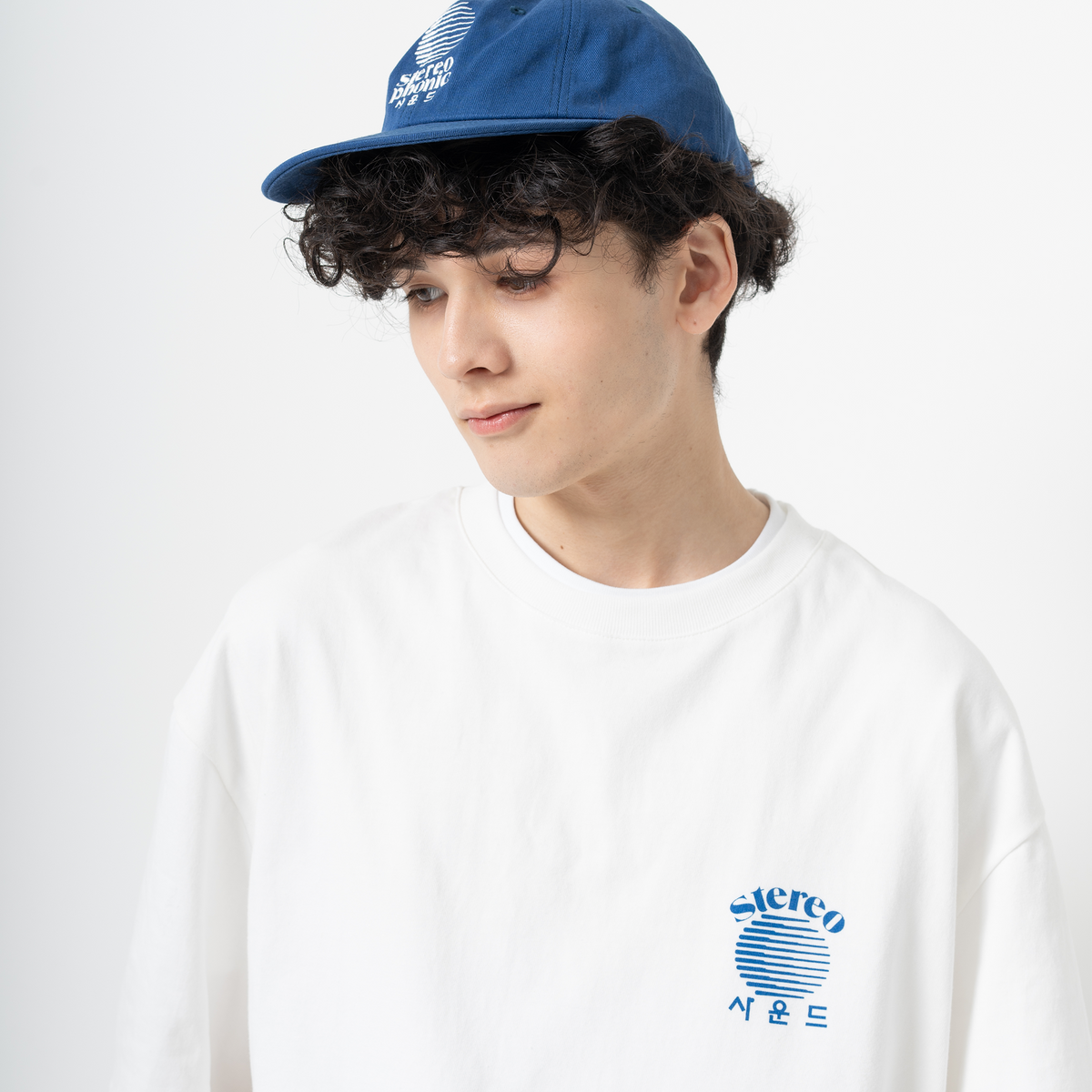 BONBON STORE ストレートキャップ B4236 stereophonic ストレートキャップ B4236 シティボーイ ステレオ