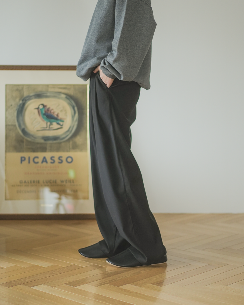 [Partial pre-order sale] Straight slacks B5046 