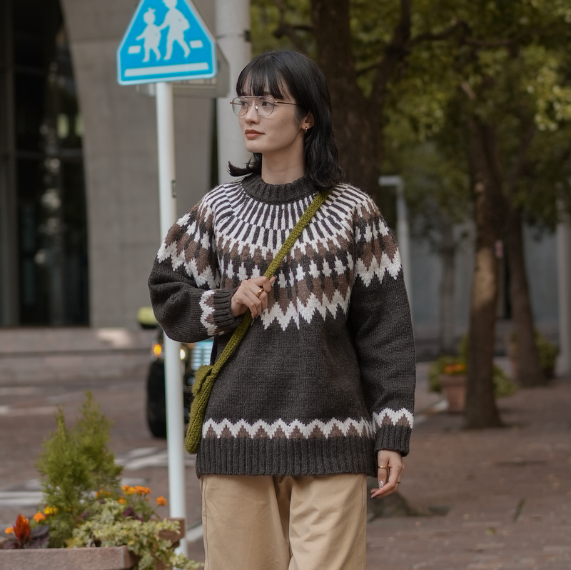 EviStub Loose Alpaca Warm Sweater アルパカセーター エヴィスタブ