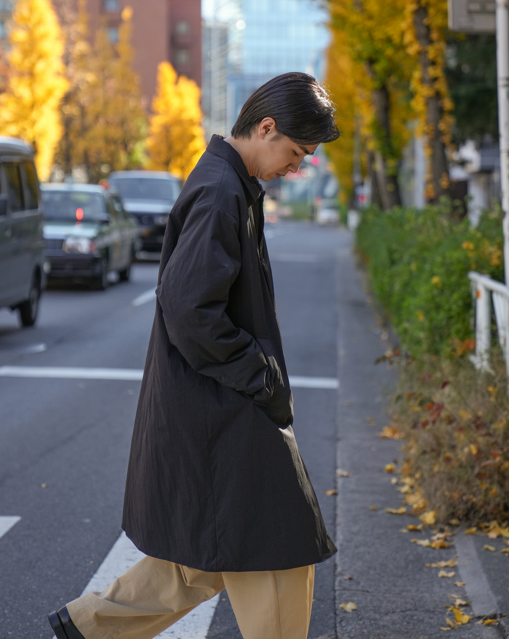 23aw 定価4万 パラフィンコーテッドコート ユニセックス Lワイン 23aw 定価4万 パラフィンコーテッドコート ユニセックス Lワイン