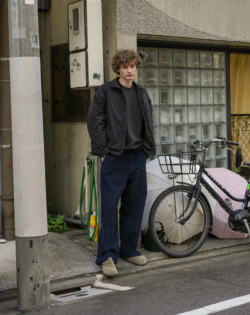 【10日以内にお届け】 Corduroy Striped Pants B5035