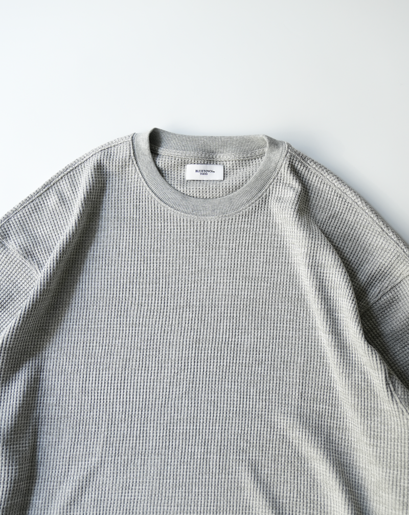 [Delivery within 1 week] Relaxed fit thermal long sleeve T B5048