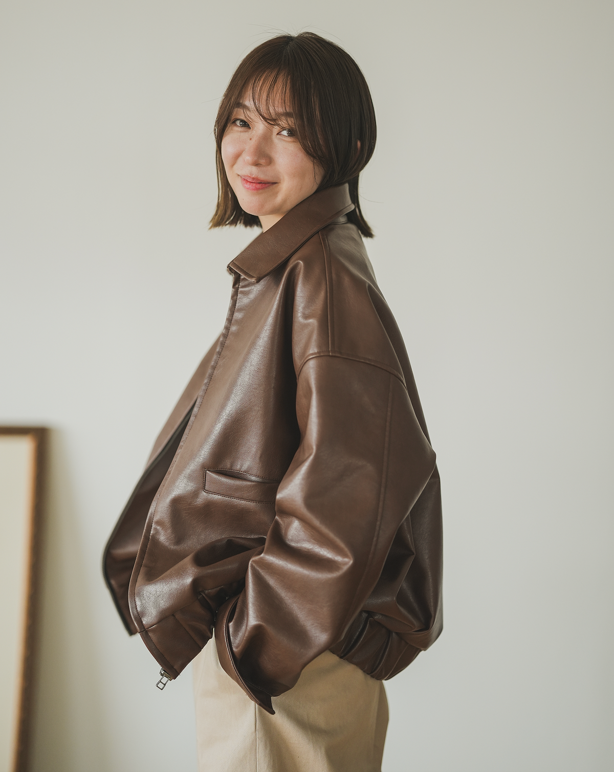 予約販売】BLUETOWN PUレザージャケット B5041 シティガール シティ 