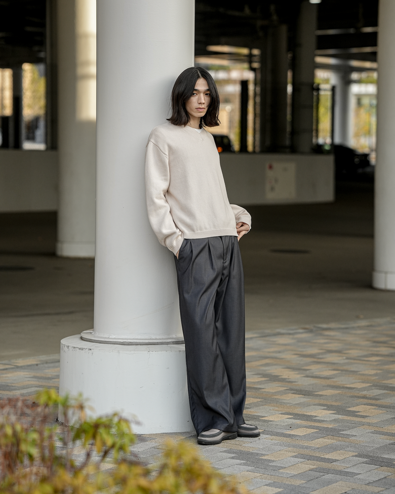 [Partial pre-order sale] Straight slacks B5046 