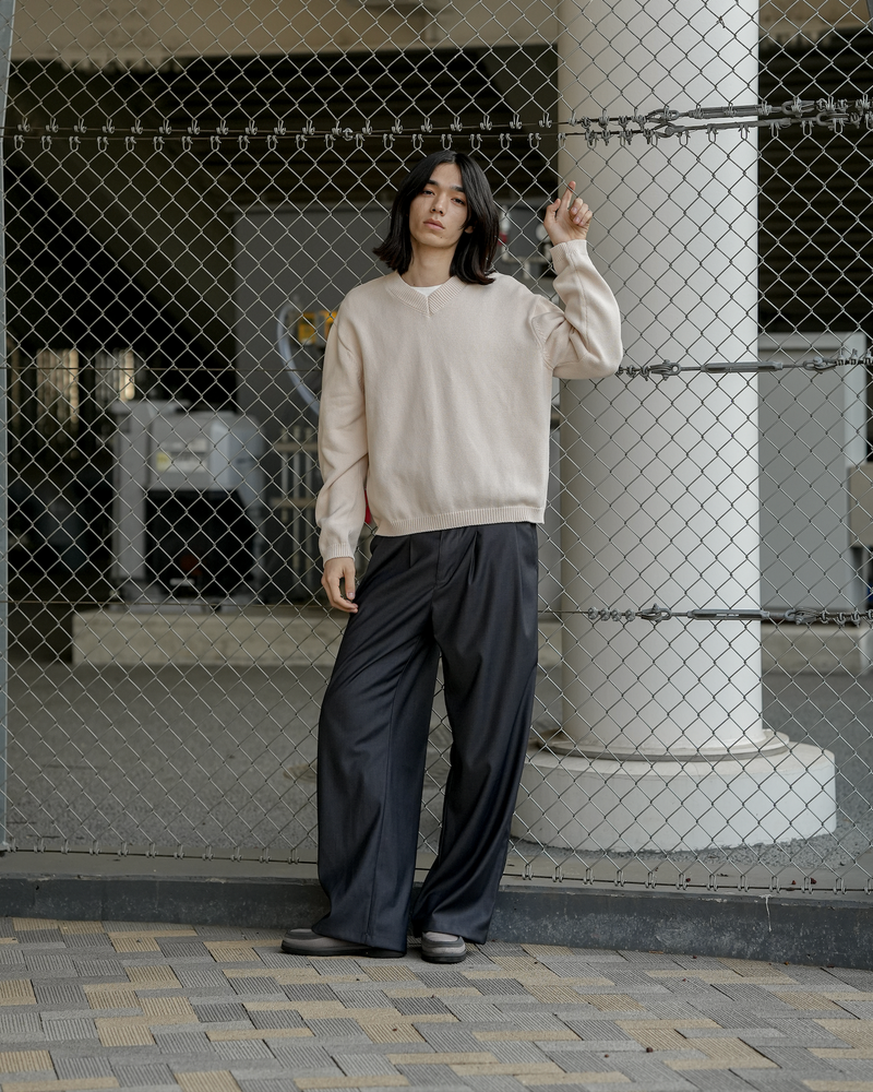 [Partial pre-order sale] Straight slacks B5046 