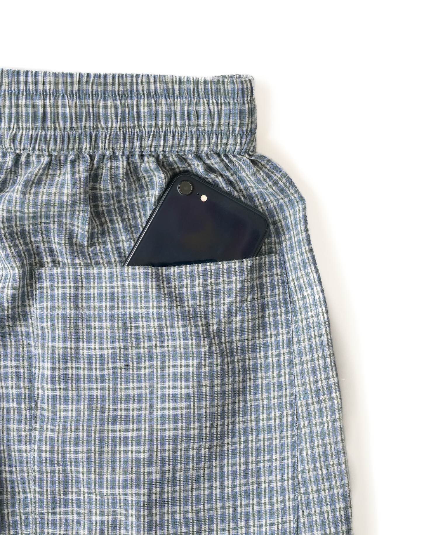 チェックロングパンツ B5104