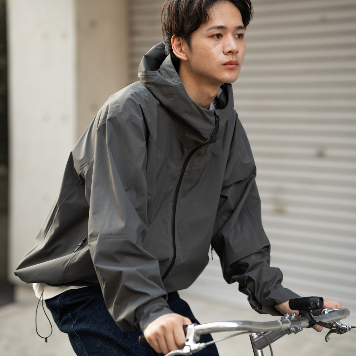 3レイヤーマウンテンパーカ B5117 アウトドア ナイロン テック マンパ