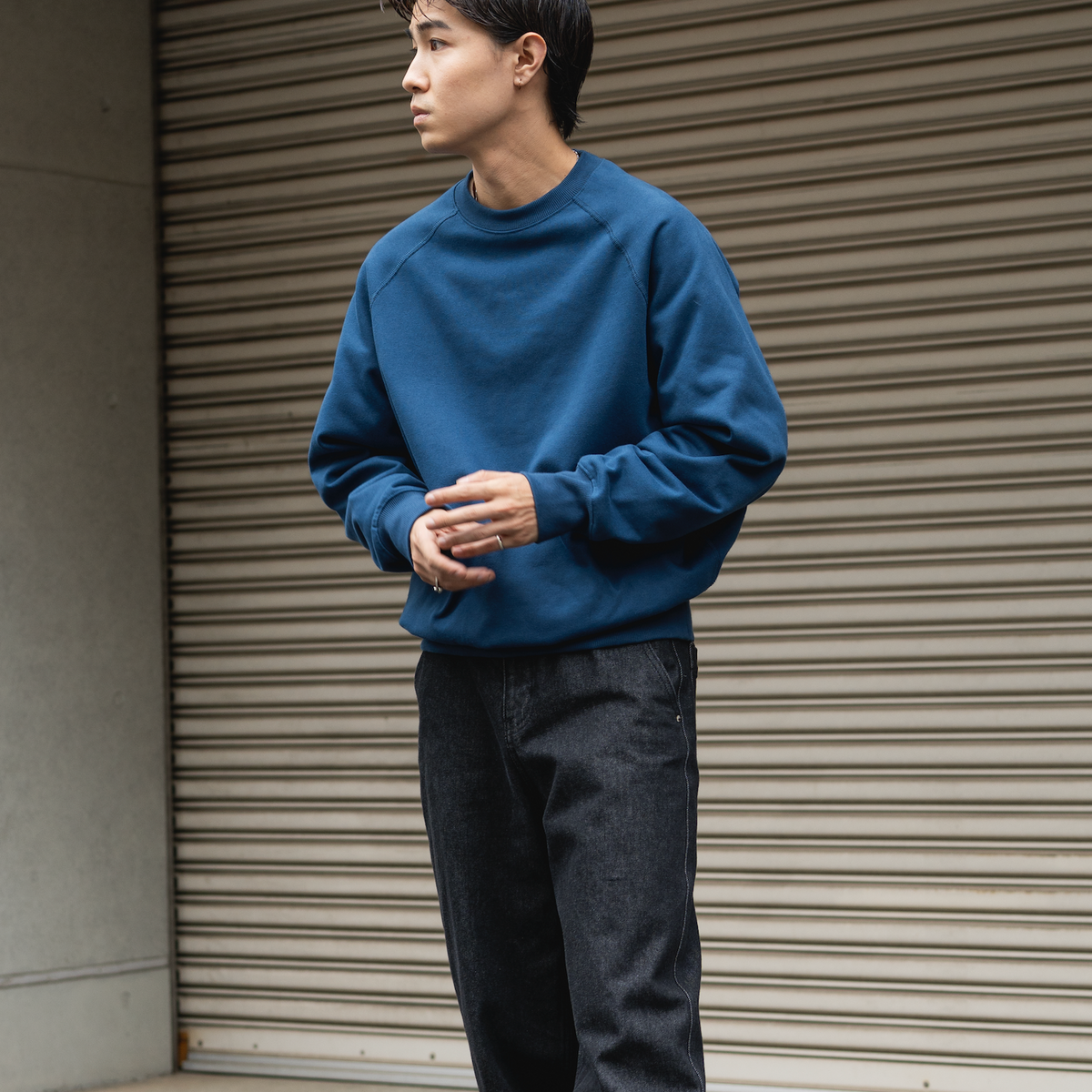 labyrins トレーナー スウェットシャツ B5132 トレーナー カジュアル ラグラン リラックス