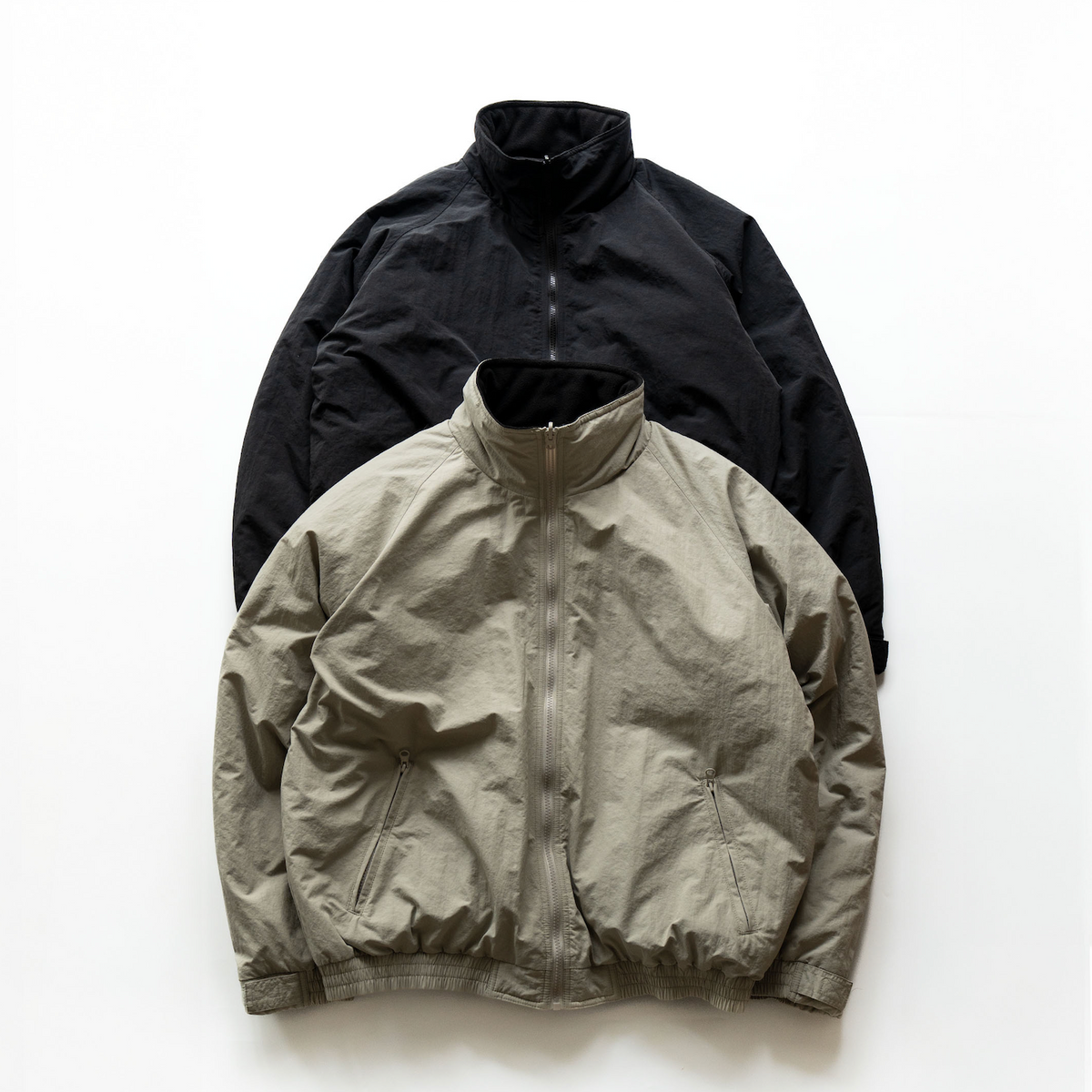 リバーシブルフリースジャケット B5127 ファッション メンズ