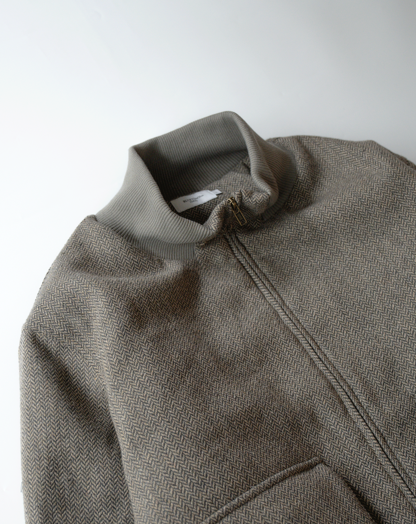 ツイードハリントンジャケット B5126