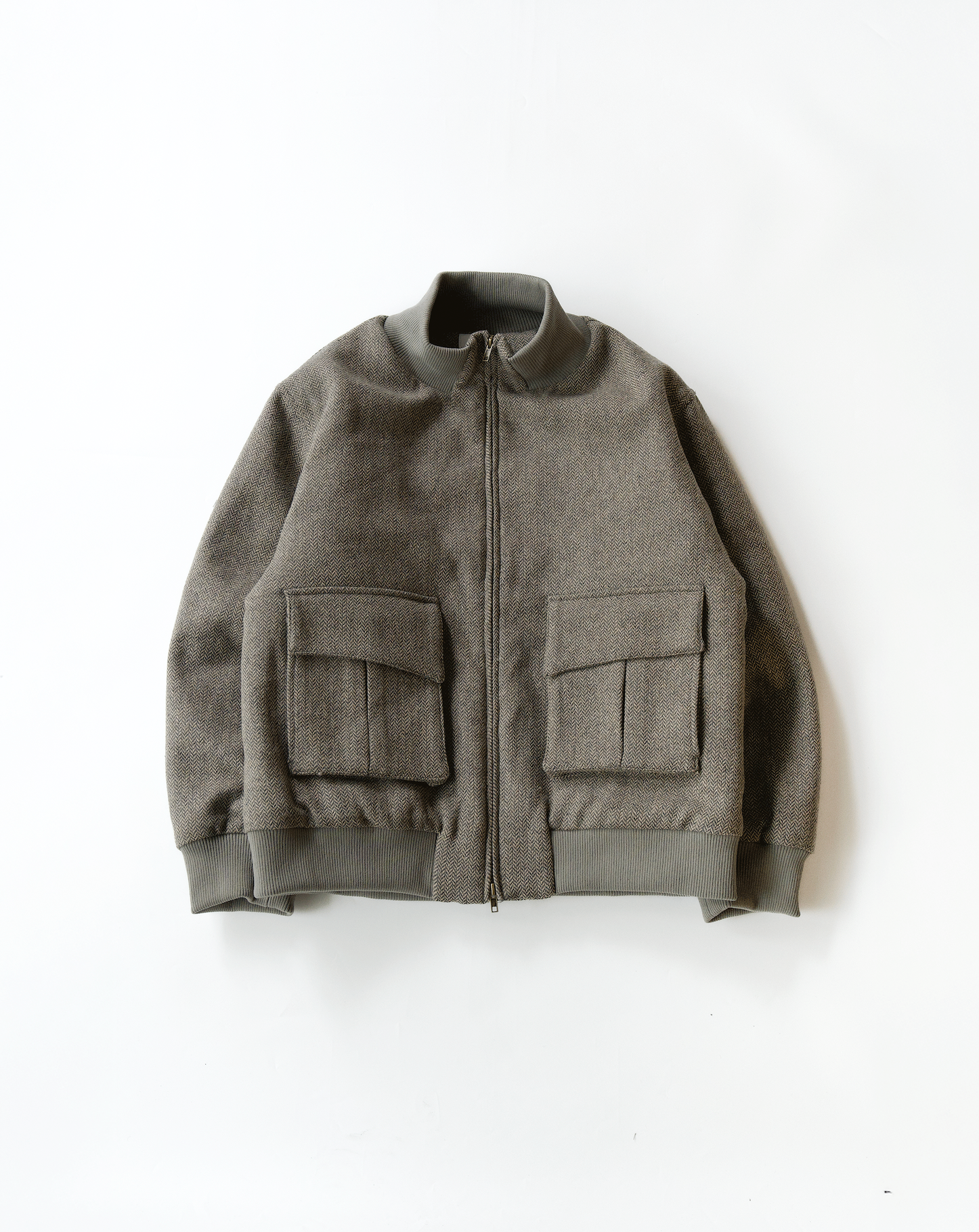 ツイードハリントンジャケット B5126