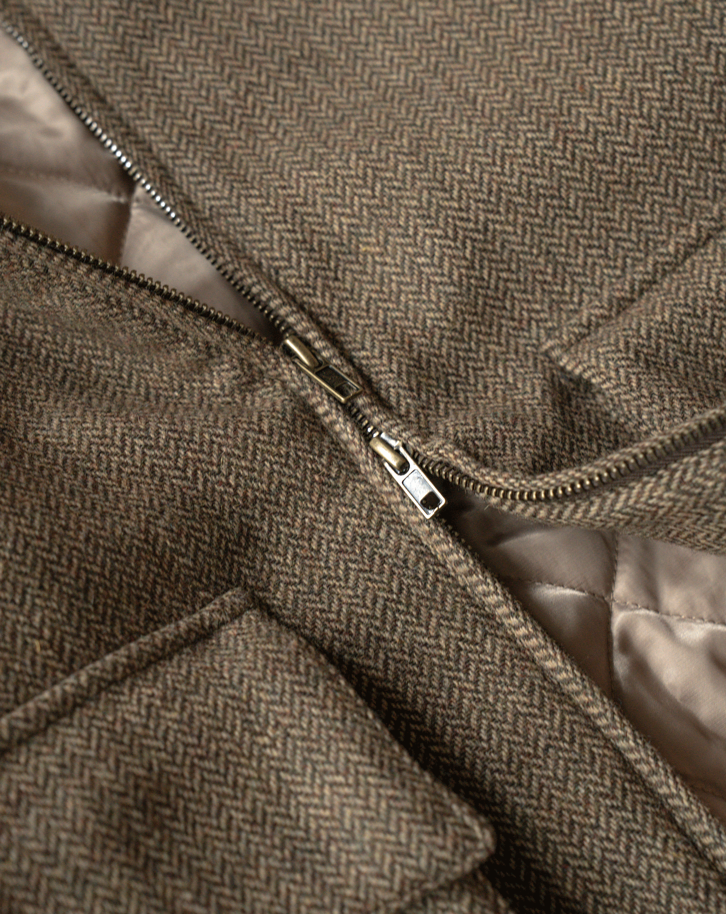 ツイードハリントンジャケット B5126