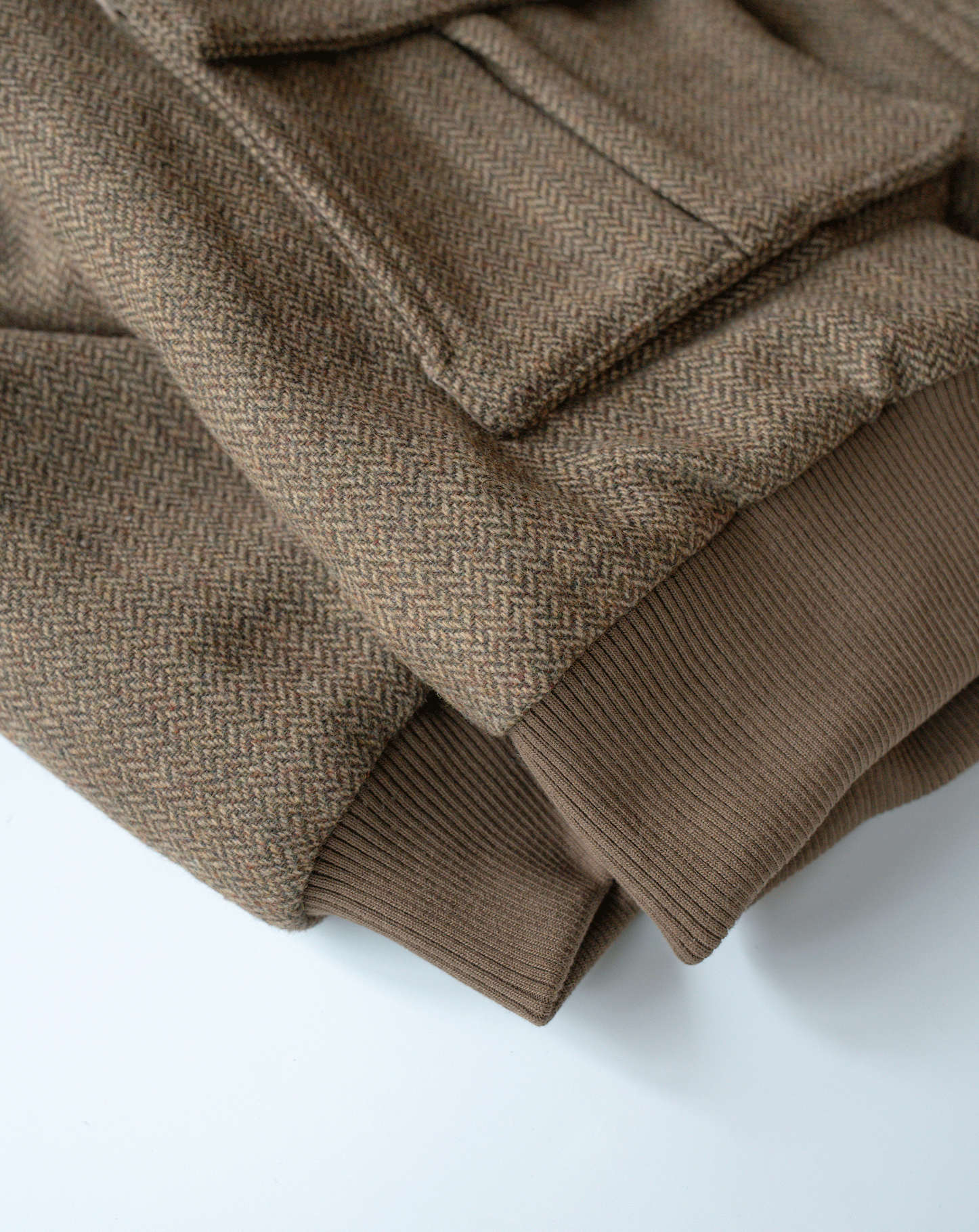 ツイードハリントンジャケット B5126