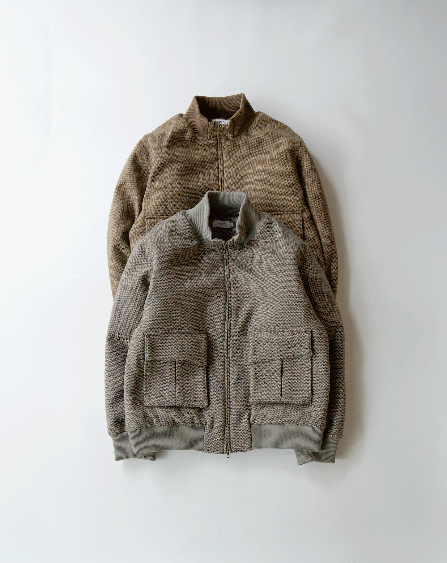 ツイードハリントンジャケット B5126