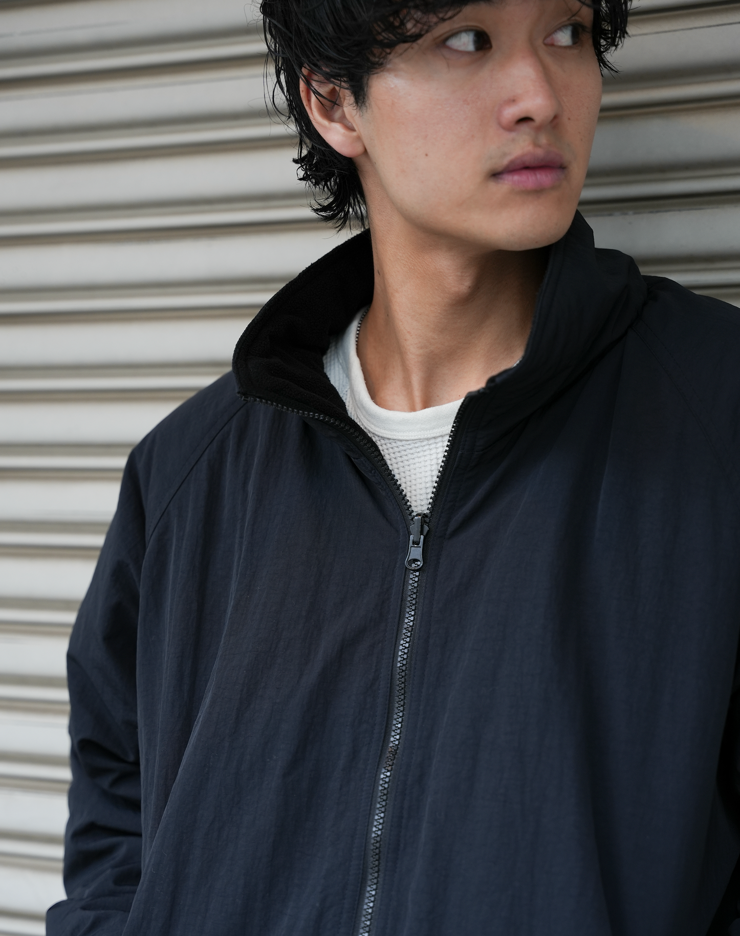 リバーシブルフリースジャケット B5127