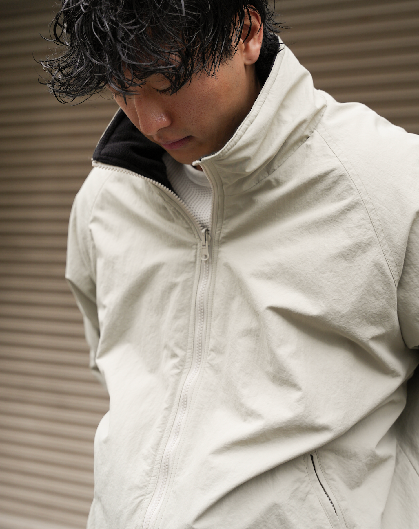 リバーシブルフリースジャケット B5127