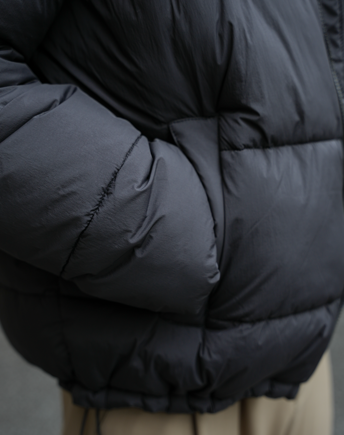 ショートパデットボリュームジャケット B5186