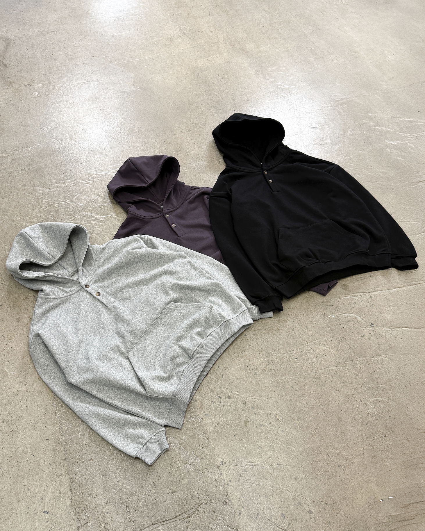 ハーフスナップパーカ B5187