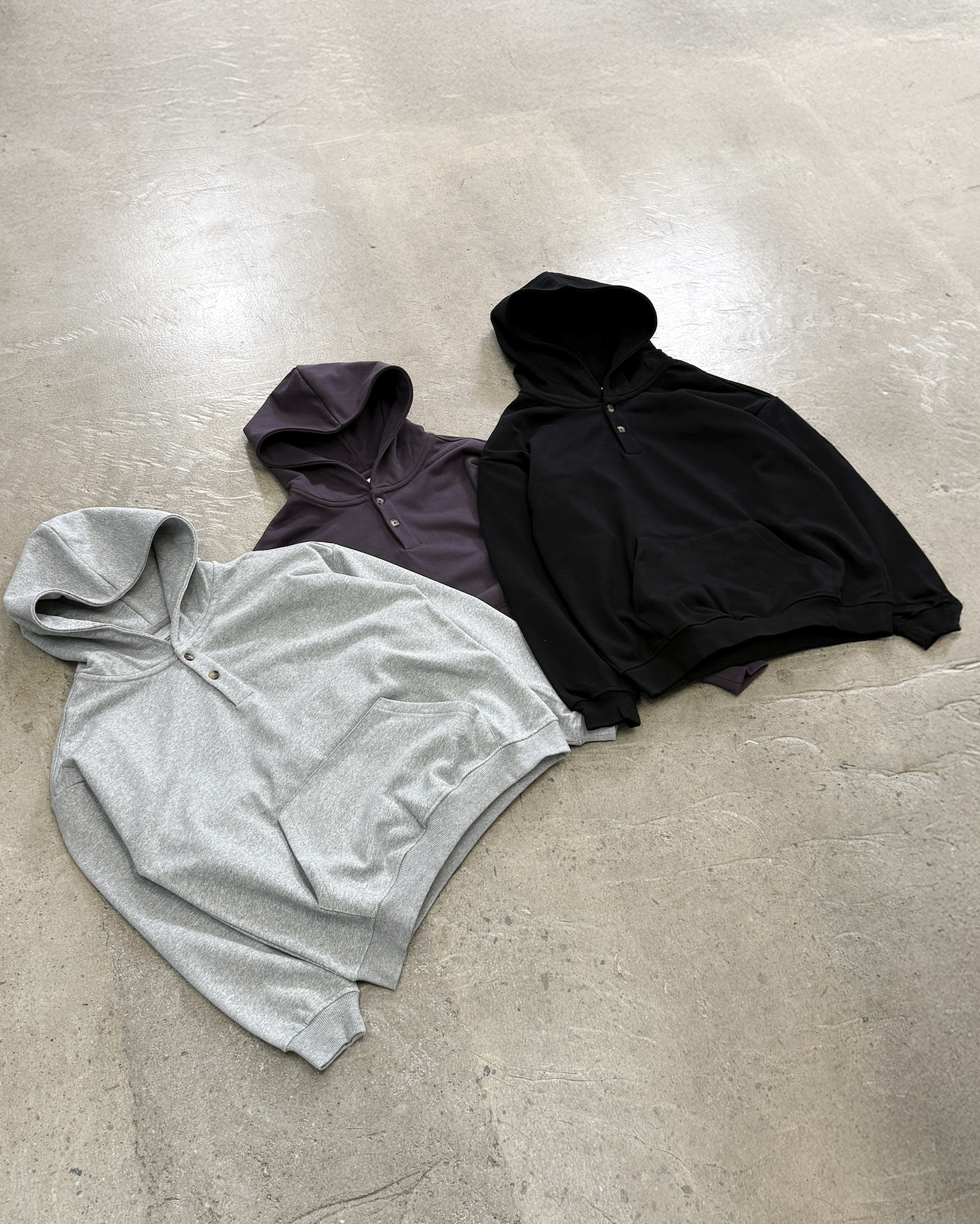 ハーフスナップパーカ B5187