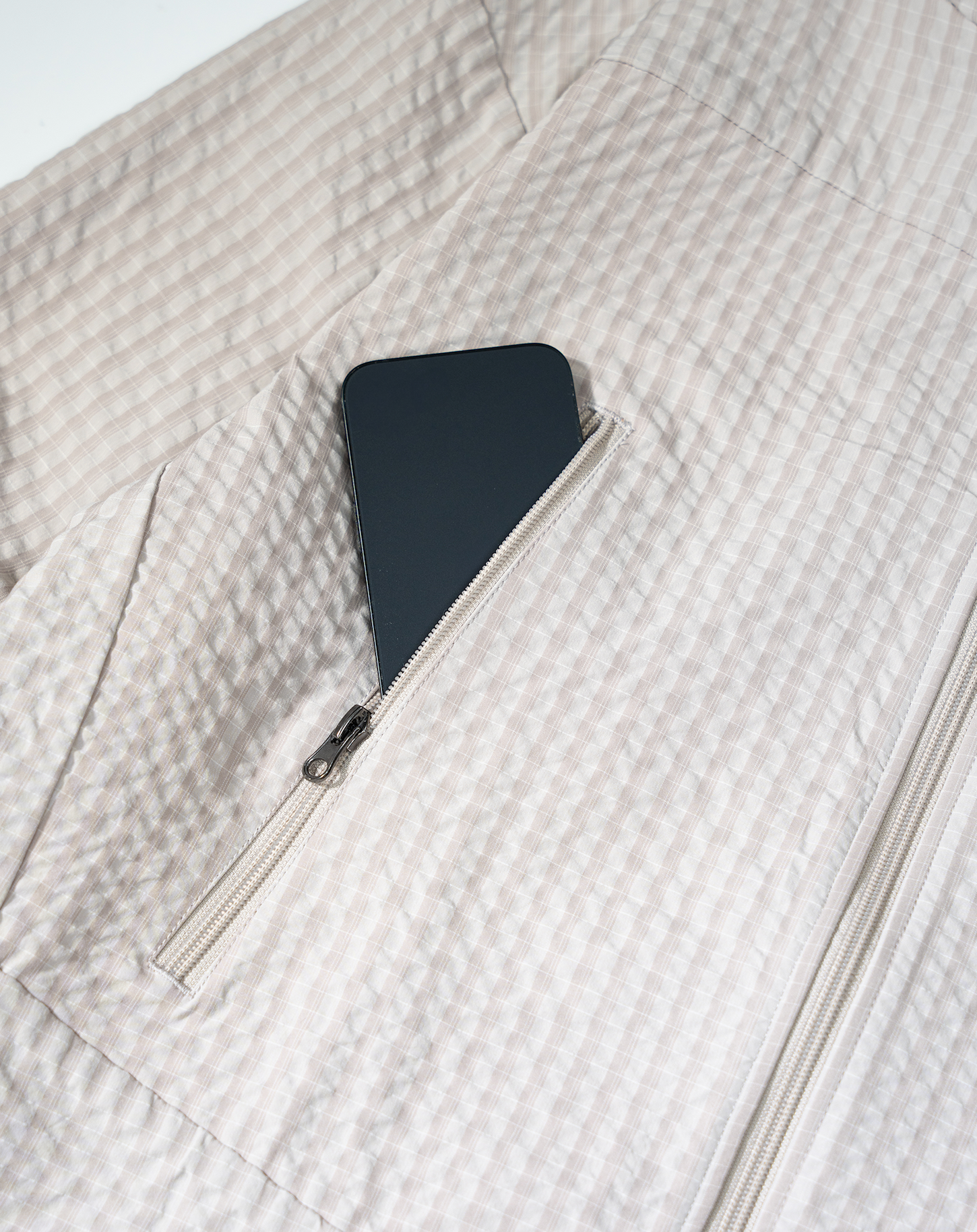 チェックマウンテンパーカ B5156