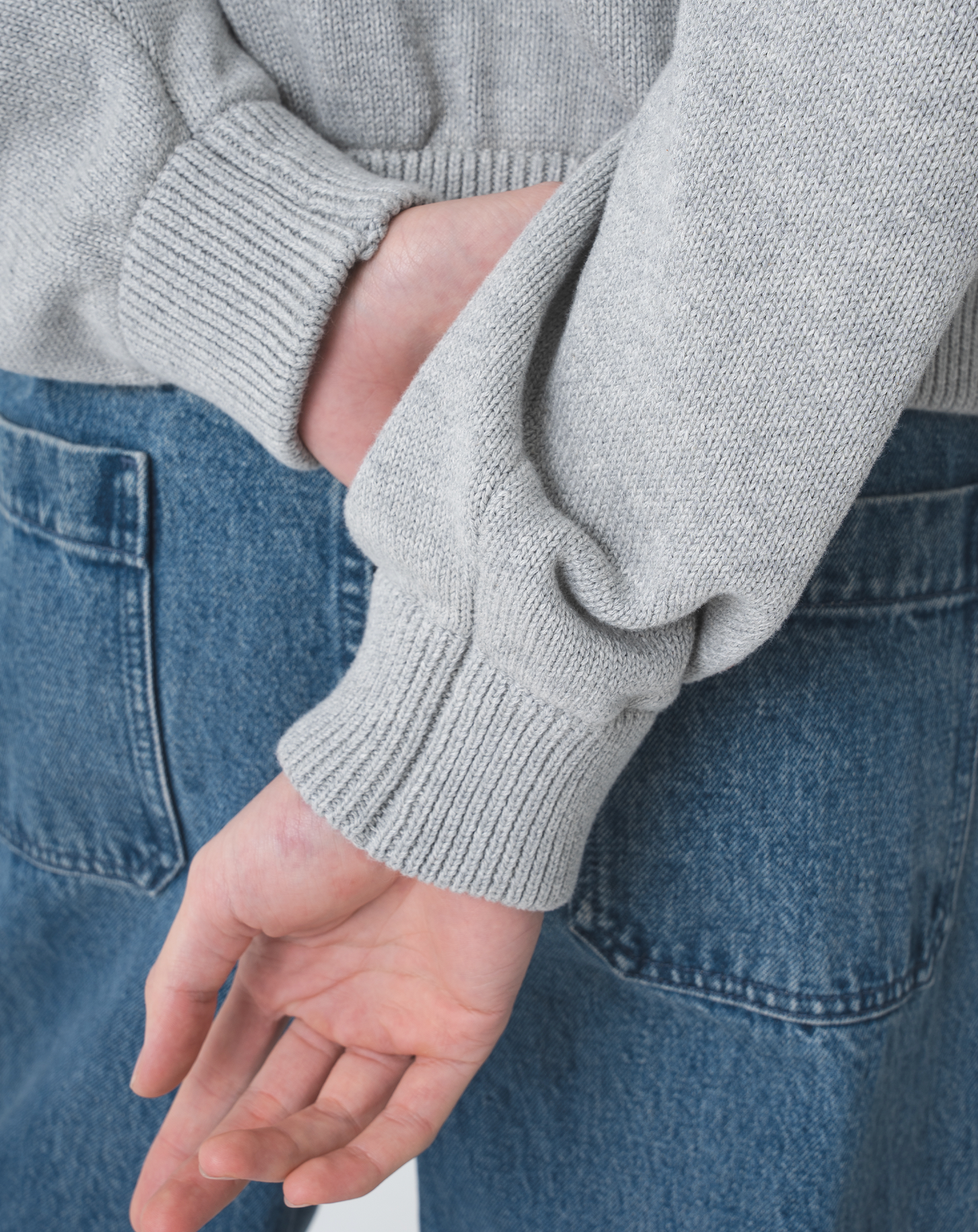 ウォッシャブルショートニットB5161