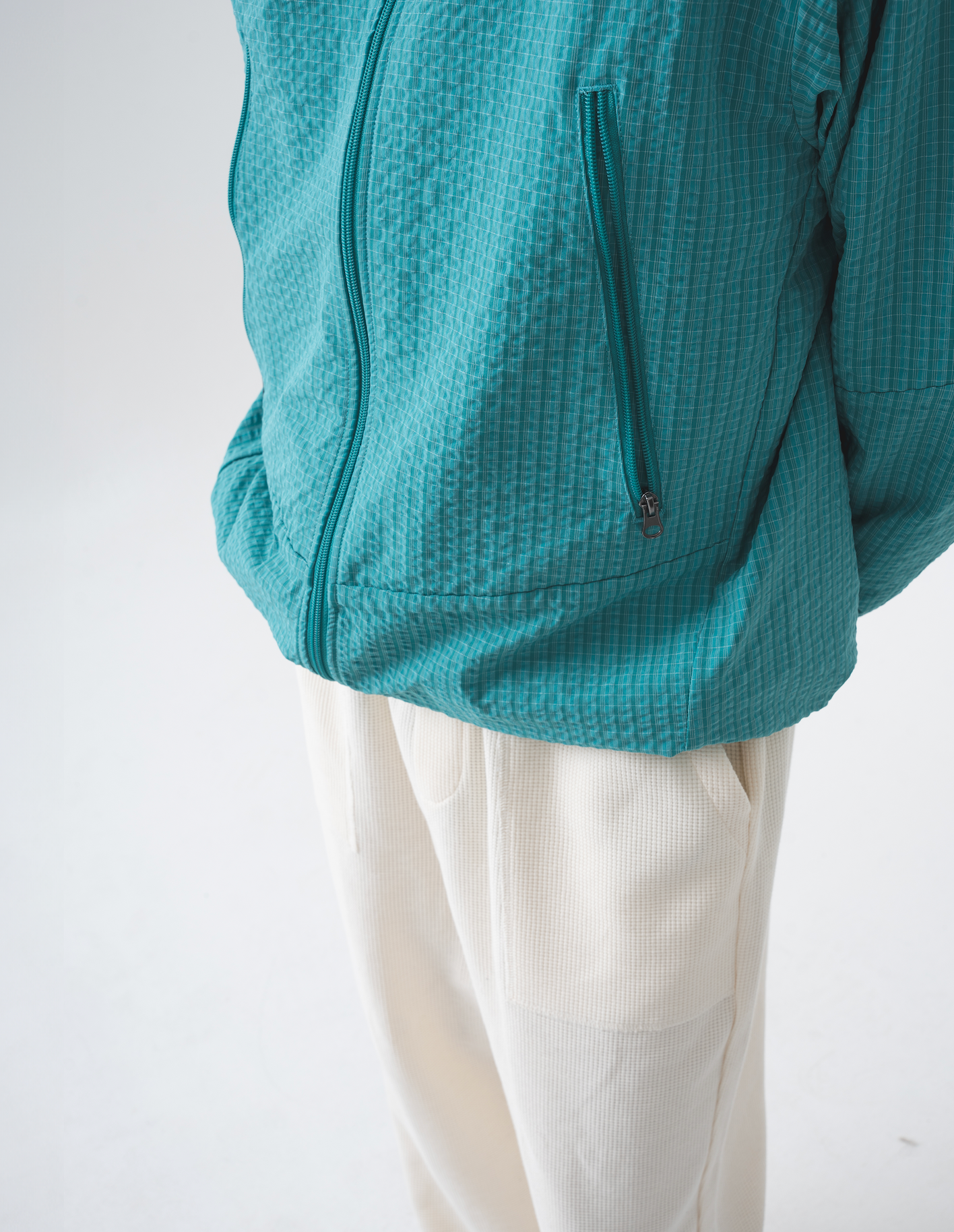 チェックマウンテンパーカ B5156