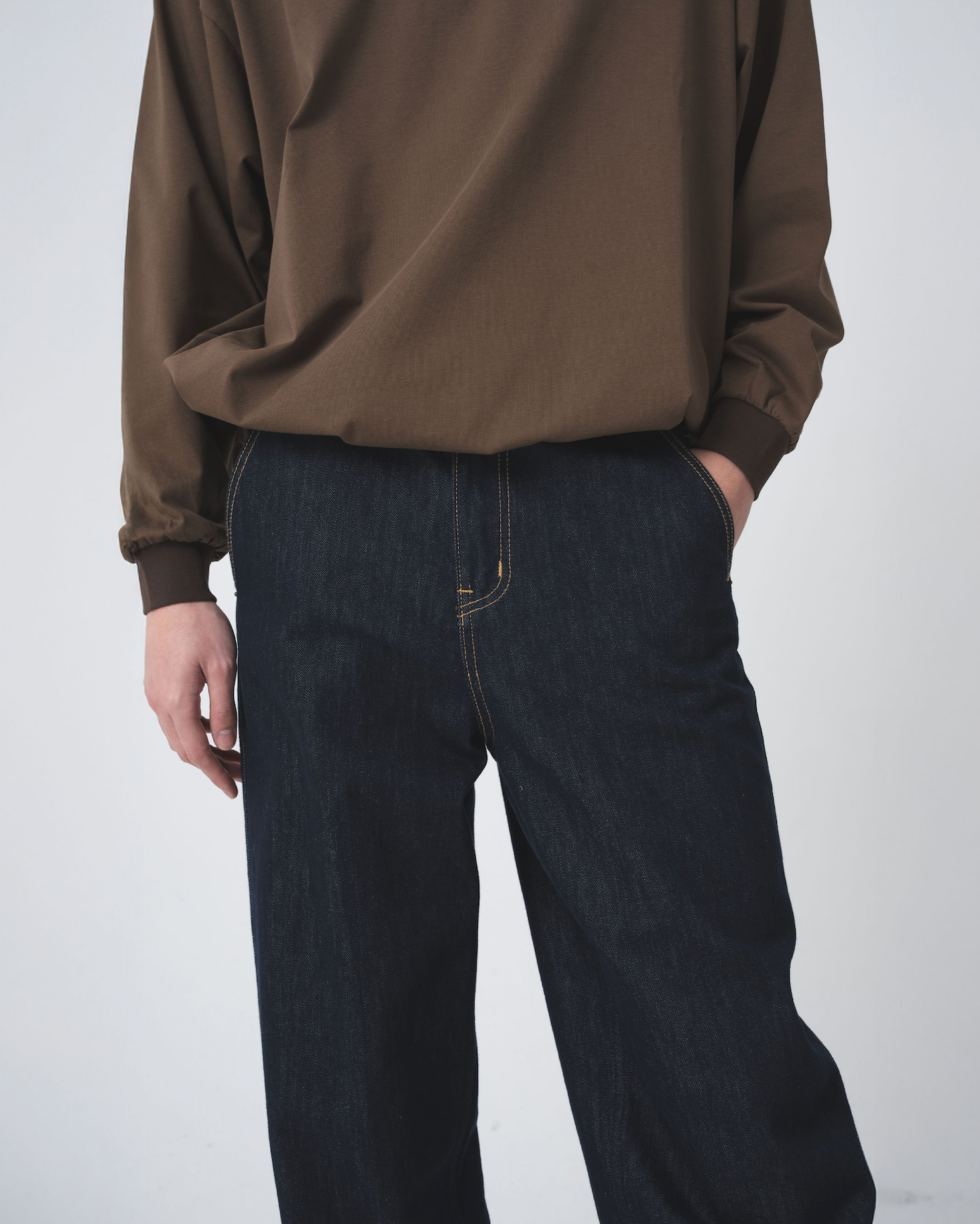 [Partial pre-order sale] Relaxed fit straight jeans B5020 