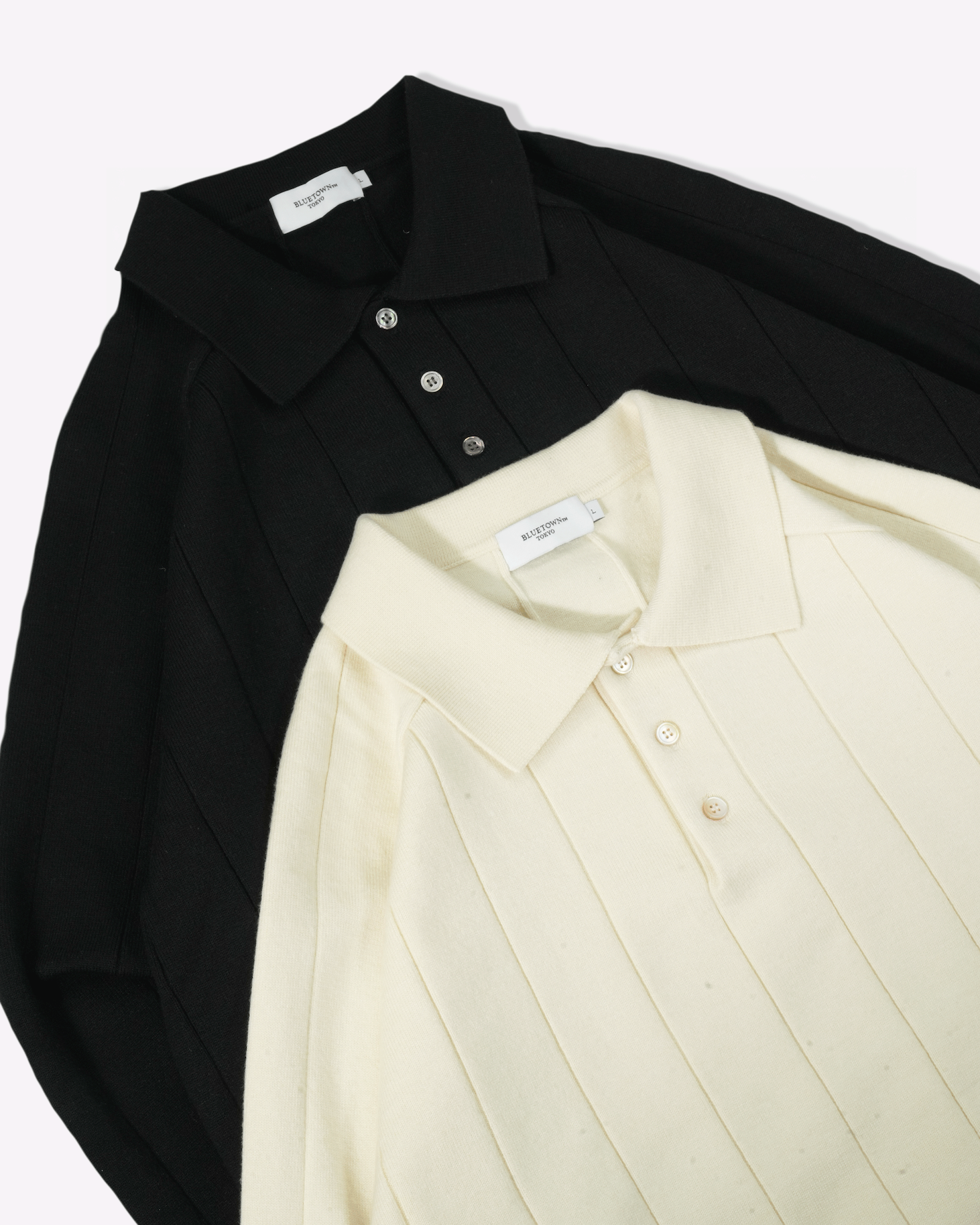 【3月上旬お届け】ウォッシャブルリブニットポロ B5192