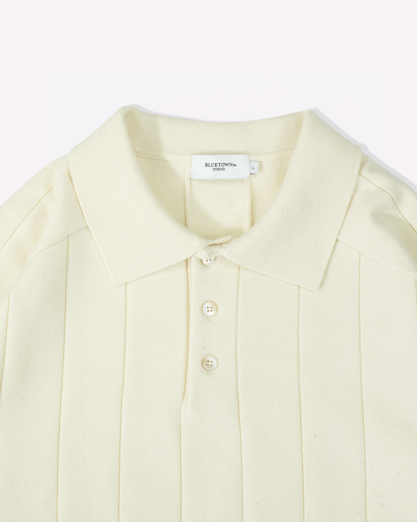 【3月上旬お届け】ウォッシャブルリブニットポロ B5192