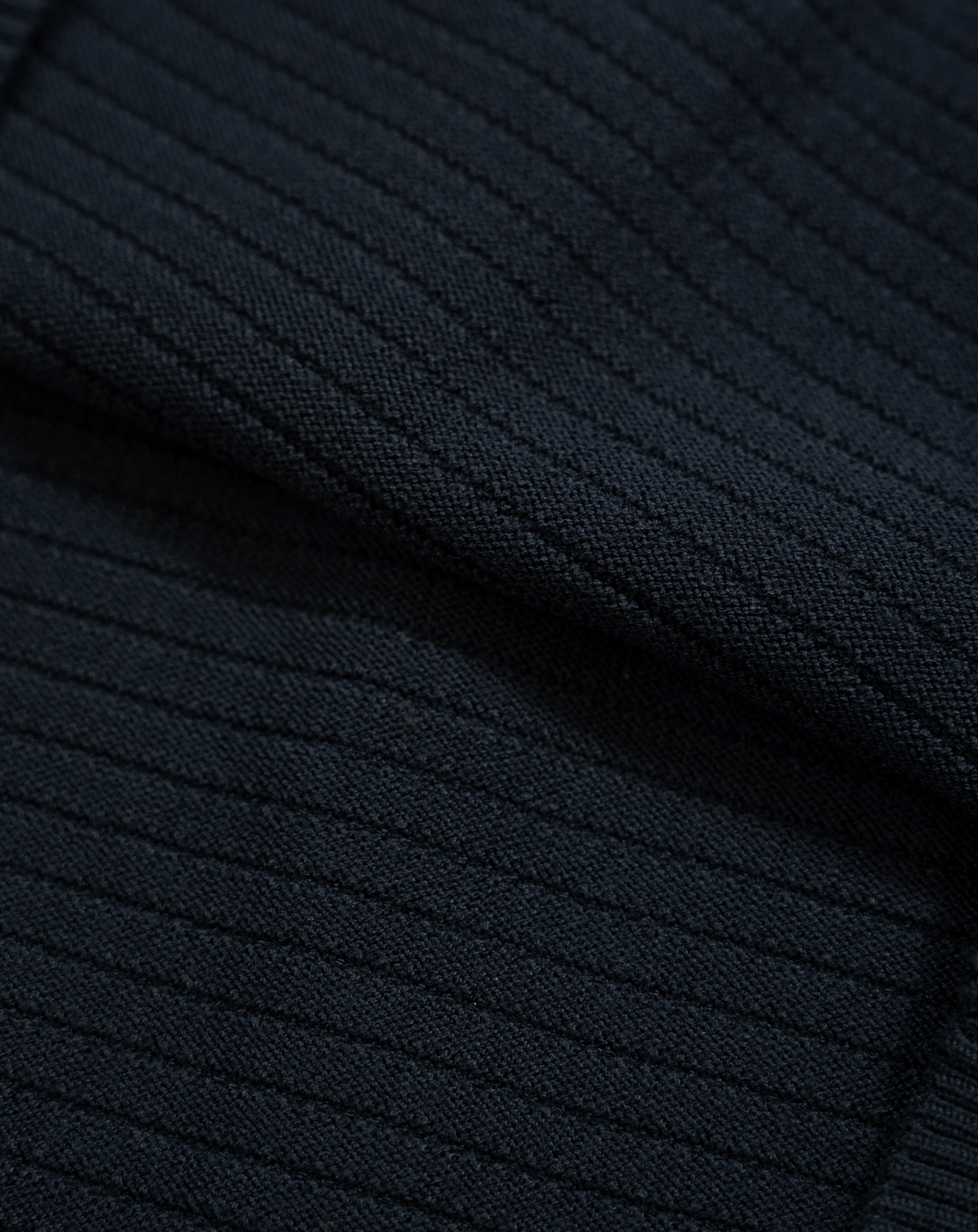 ファインリブクルーネックニット B5193