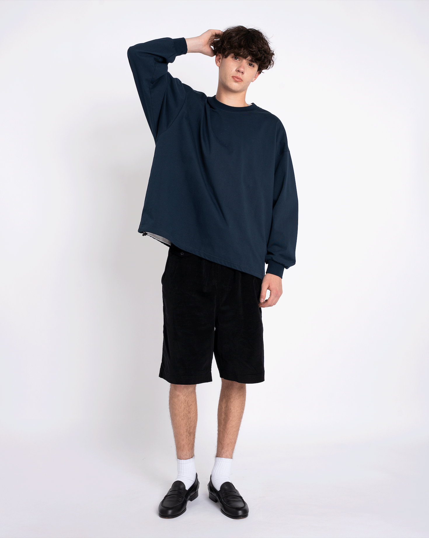コーデュロイハーフパンツ B5091