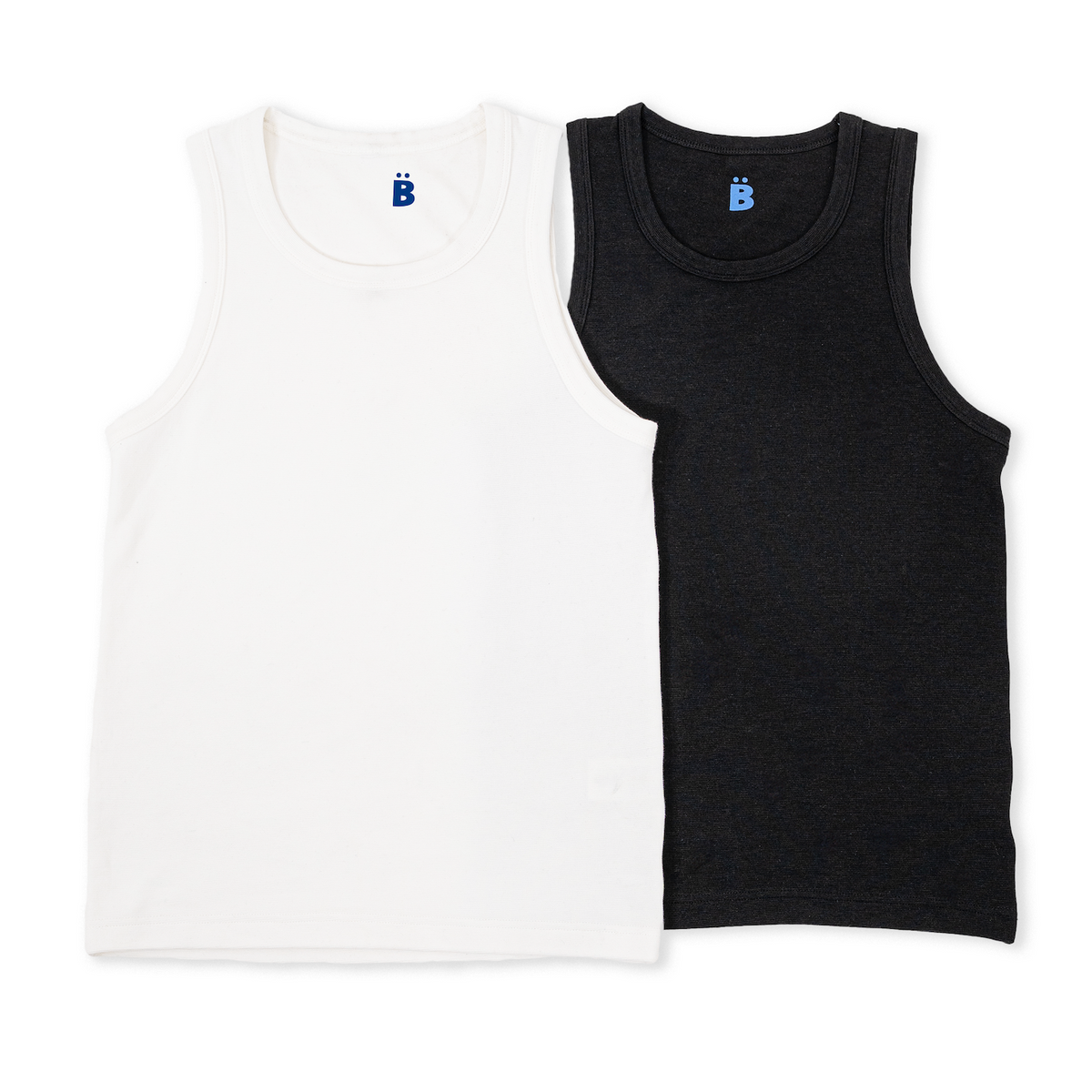 リブタンクトップ B5221 メンズファッション インナー カジュアル tank top
