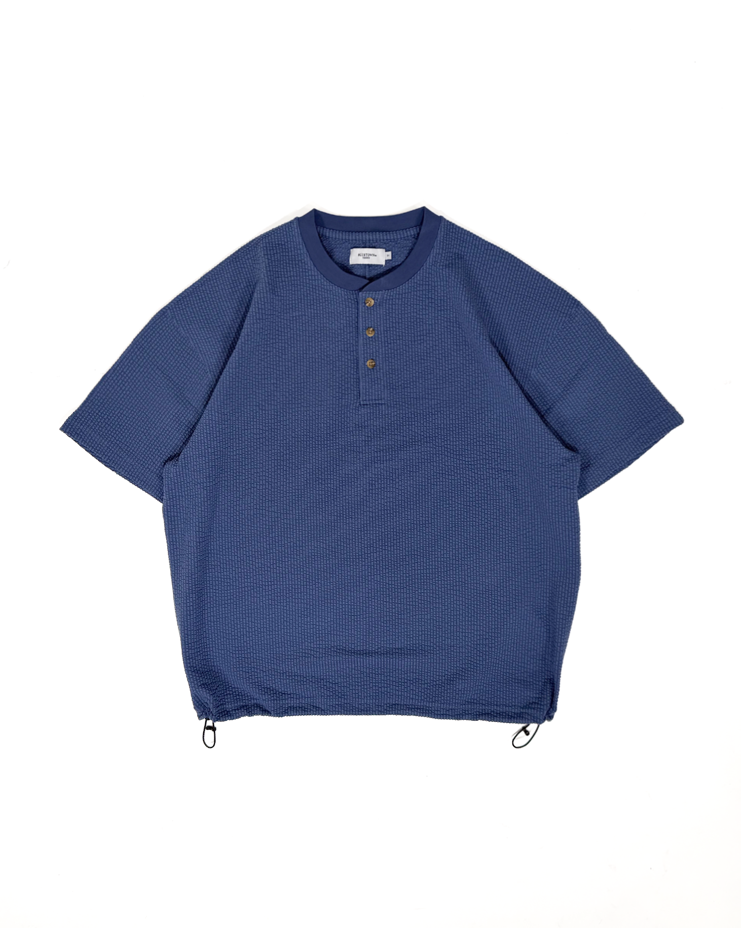 シアサッカーヘンリーネックT B5214