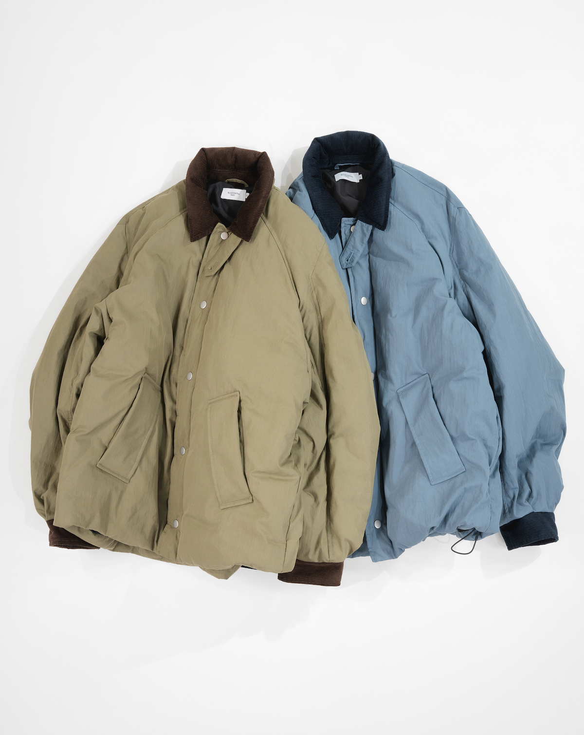 コーデュロイカラーパデッドジャケット B5239