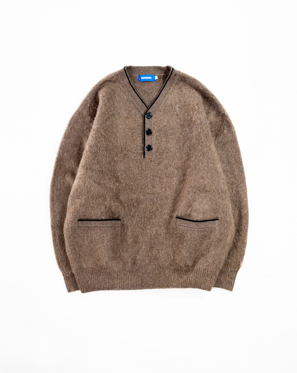 [Delivery within 1 week] Henley neck sweater B3139