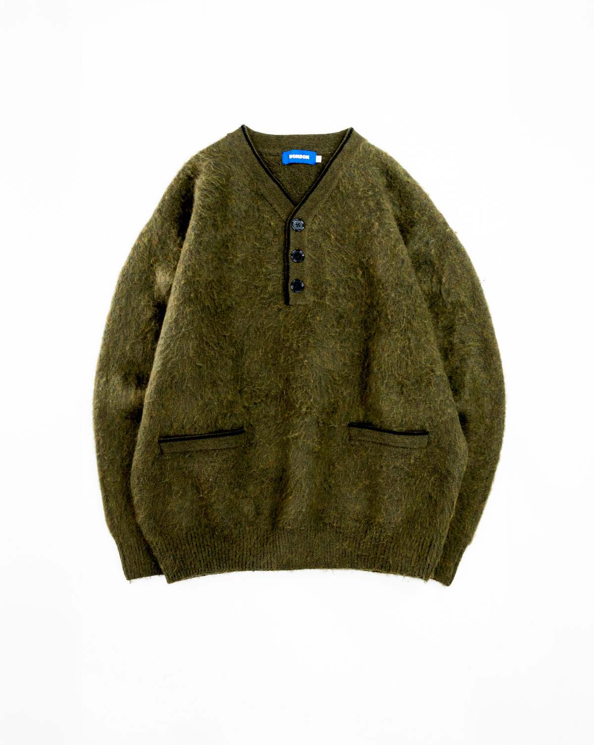 [Delivery within 1 week] Henley neck sweater B3139