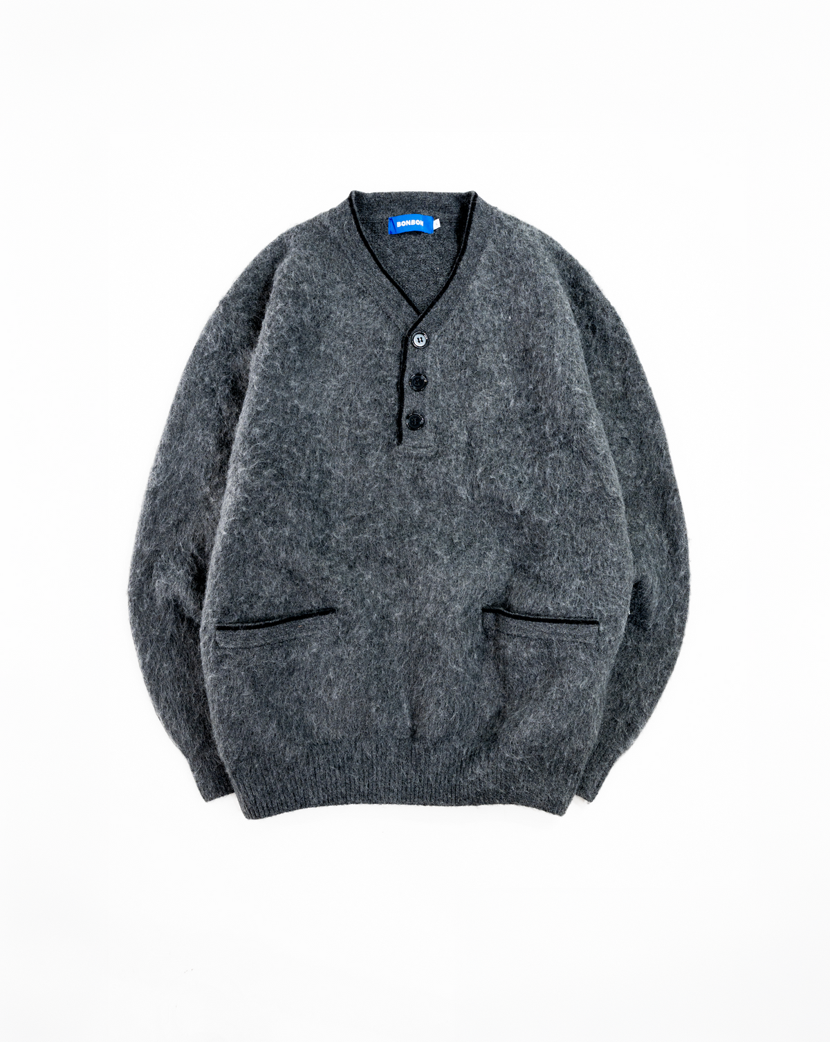 [Delivery within 1 week] Henley neck sweater B3139