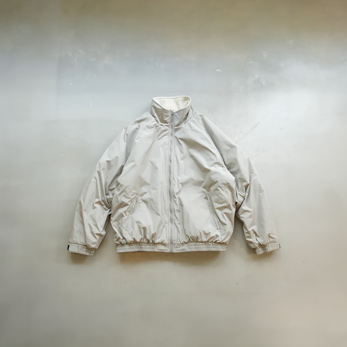 bonbonstore ルーズフィットフリースジャケット B0118 XS ルーズフィットストリートコットンジャケット コットン