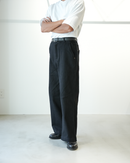 Washed cotton stripe pants B4995 シティガール シティボーイ