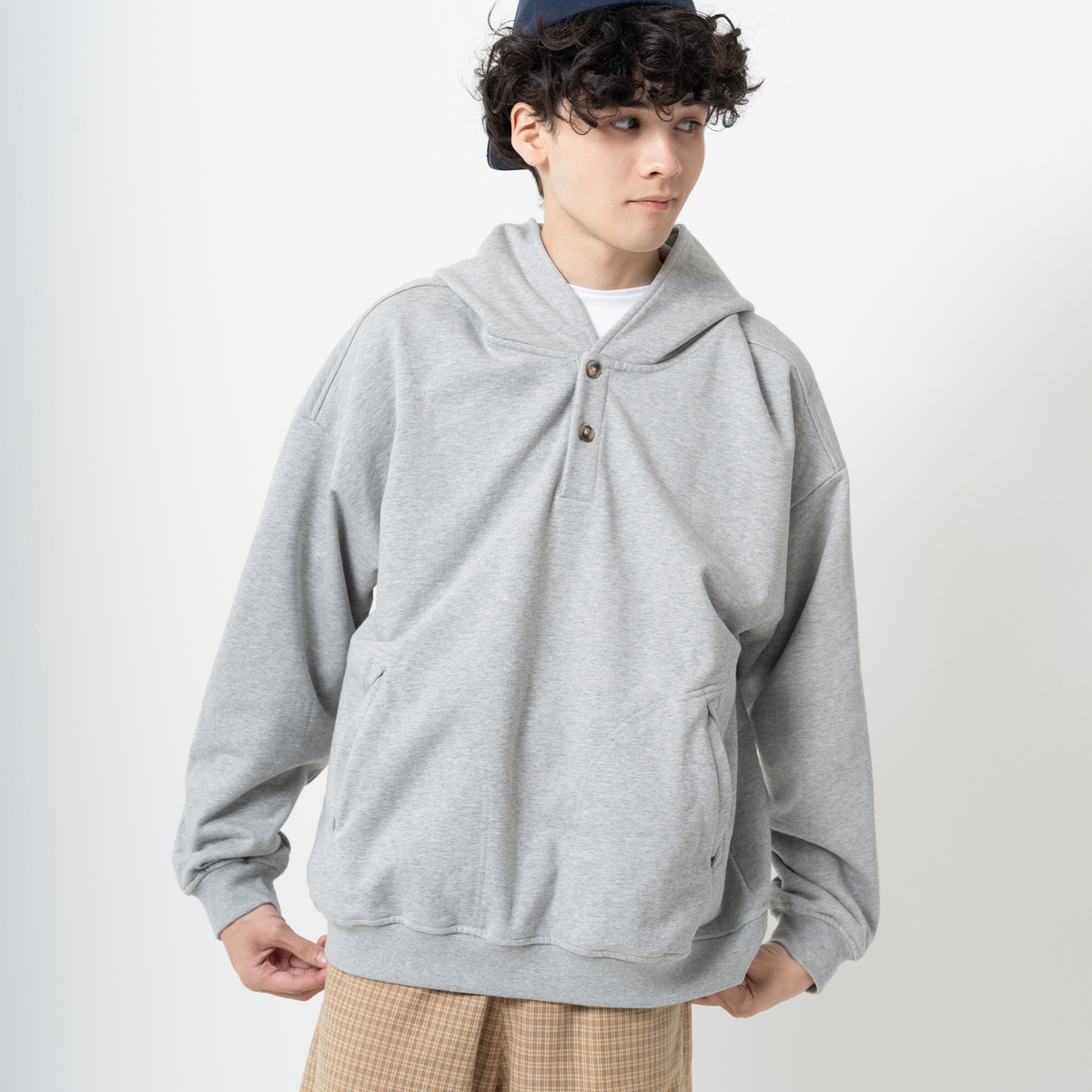 Heavyweight Half Snap Hoodie B5038 シティボーイ シティー